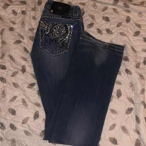 Size 26 miss me bootcut jeans